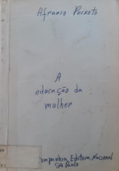 Capa de A Educação da Mulher - Afranio Peixoto