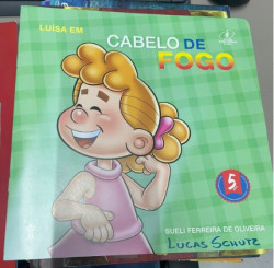 Capa de Luísa em cabelo de fogo - Sueli Ferreira de Oliveira