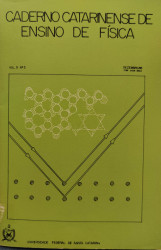 Capa de Caderno Catarinense de Ensino de Física - Universidade Federal de Santa Catarina