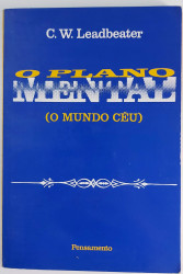 Capa de O Plano Mental - C. W. Leadbeater