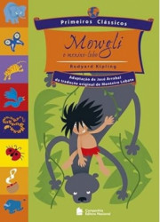 Capa de Mowgli, o menino-lobo - Rudyard Kipling; Monteiro Lobato (trad.)