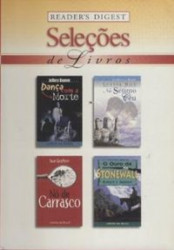 Capa de Dança com a morte, No sétimo céu, Nó de carrasco e O ouro de Stonewall - Jeffery Deaver; Luanne Rice; Sue Grafton; Robert J. Mrazek