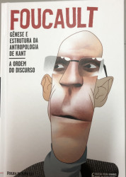 Capa de Gênese e Estrutura de Antropologia de Kant; e A Ordem do Discurso - Paul-Michel Foucault