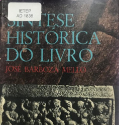 Capa de Síntese Histórica do Livro - José Barboza Mello