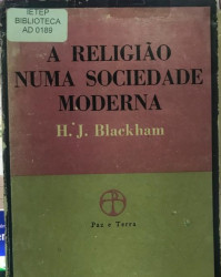 Capa de A Religião numa Sociedade Moderna - H J Blackham