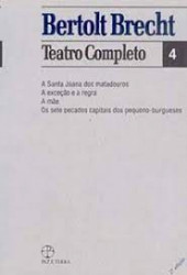 Capa de Teatro completo 4 - Bertold Brecht