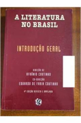 Capa de A literatura no brasil volume 1 - Afrânio Coutinho; Eduardo de Faria Coutinho