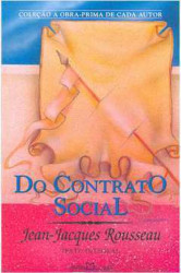 Capa de Do contrato social - Jean-Jaques Rousseau