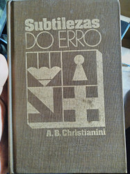 Capa de Subtilezas do erro - A.B. Christianini