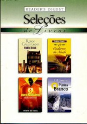 Capa de Risco calculado, O caderno de Noah, O incendiário e O puma branco - Robin Cook; Nicholas Sparks; Ridley Pearson; R. D. Lawrence