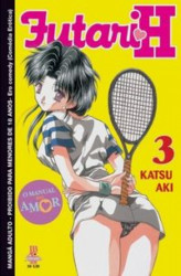 Capa de Futari H volume 03 - Katsu Aki