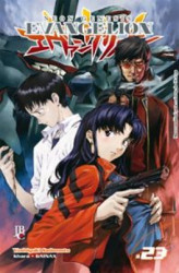 Capa de Neon Genesis Evangelion volume 23 - Yoshiyuki Sadamoto; Khara; Gainax