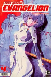 Capa de Neon Genesis Evangelion volume 4 - Yoshiyuki Sadamoto; Gainax