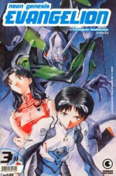 Capa de Neon Genesis Evangelion volume 3 - Yoshiyuki Sadamoto; Gainax