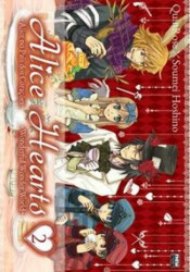 Capa de Alice Hearts - Alice no País dos Corações - Wonderful Wonder World - QuinRose; Soumei Hoshino