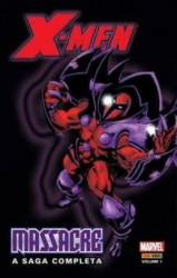 Capa de X-Men: Massacre - Mark Waid; Scott Lobdell; Tom DeFalco; Jeph Loeb; Peter David