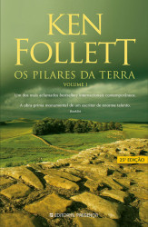 Capa de Os pilares da Terra volume 1 - Ken Follett