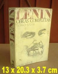 Capa de Obras completas - V. I. Lenin