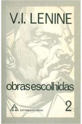 Capa de Obras escolhidas em três tomos - V. I. Lenine