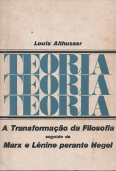 Capa de A transformação da filosofia seguido de Marx e Lénine perante Hegel - Louis Althusser