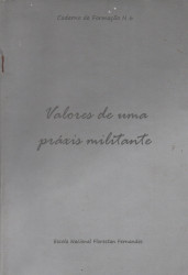 Capa de Valores de uma práxis militante - 