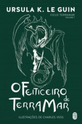Capa de O feiticeiro de Terramar - Ursula K. Le Guin
