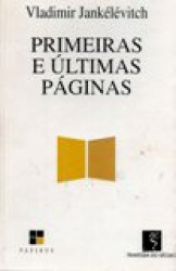 Capa de Primeiras e últimas páginas - Vladimir Jankélévitch