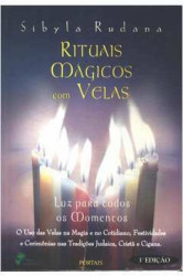 Capa de Rituais mágicos com velas: a luz para todos os momentos - Sibyla Rudana