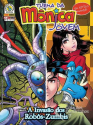 Capa de Turma da Mônica jovem n. 48 - Mauricio de Sousa