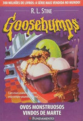 Capa de Ovos monstruosos vindos de Marte - R. L. Stine