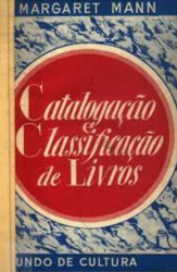 Capa de Catalogação e Classificação de Livros - Margaret Mann