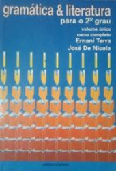 Capa de Gramática e literatura para o 2º grau - Ernani Terra; José de Nicola