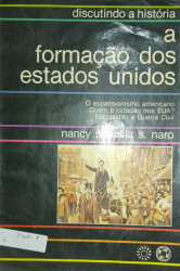 Capa de A formação dos Estados Unidos - NARO, Nancy Priscilla S.