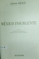 Capa de México Insurgente - REED, John