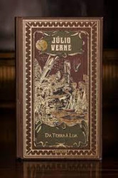 Capa de À roda da Lua - Júlio Verne