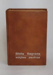 Capa de Bíblia Sagrada anotada - 