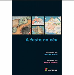 Capa de A festa no céu - Recontado por Cristina Porto