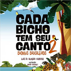 Capa de Cada bicho tem seu canto 2 - por Laís de Almeida Cardoso e Júnior Caramez