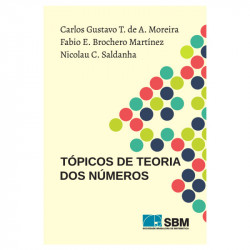 Capa de Tópicos de Teoria dos Números - Carlos Gustavo Moreira, Fabio Brochero Martínez, Nicolau Saldanha