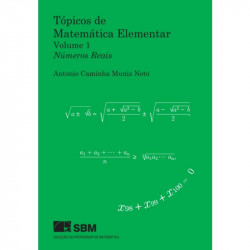 Capa de Tópicos de Matemática Elementar Volume 1 - Antonio Caminha Muniz Neto