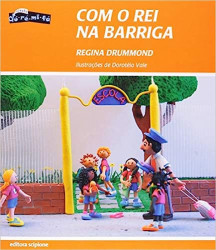 Capa de Com o rei na barriga - Regina Drummond