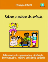 Capa de Saberes e práticas da inclusão: Dificuldades de comunicação e sinalização - Surdocegueira / múltipla deficiência sensorial - MEC