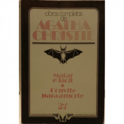 Capa de Matar é fácil Convite para a morte - Agatha Cristie