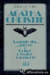 Capa de á saude da morte Poirot o teatro e a morte - Agatha Cristie