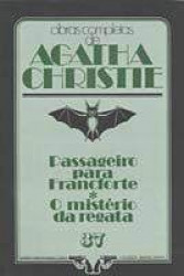 Capa de Passageiro para Francfort O mistério da regata - Agatha Cristie