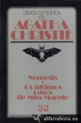 Capa de Nemesis Os Últimos casos de Miss Marple - 