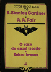 Capa de O caso do anzol iscado sobre brasas - E. Stanley Gardner A. A, Fair