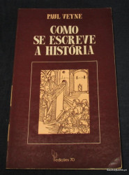 Capa de Como se escreve história - Paul Veyne