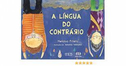 Capa de A língua do contrário - Heloisa Prieto