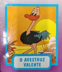 Capa de O avestruz valente - 